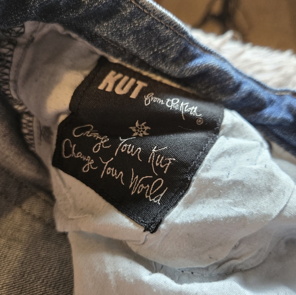 Kut From The Same Kloth Celine Slouchy Boyfriend Jeans Size 14 - Picture 4 of 16